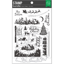 Hero Arts Clear Stamp & DIE Set - North Pole Scenics