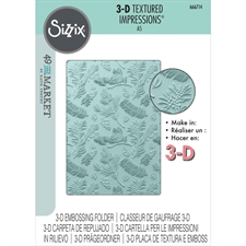 Sizzix 3D Embossing Folder - A5 / Pines (49 and Market)