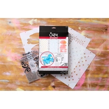 Sizzix Studio Stamp & Stencils Set - Cat Kerr / Create