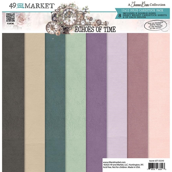 49 and Market Collection Pack 12x12" - Echoes Of Time SOLIDS