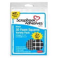 Scrapbook Adhesives Foam Squares - Black