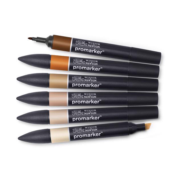 Promarker Set - Skin Tones Set 2 (6 stk.)