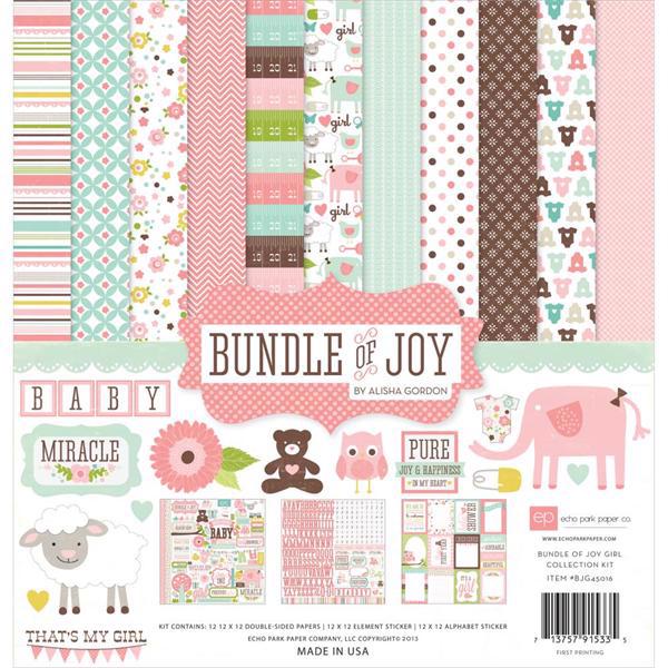 Paper Collection Pack - Echo Park / Bundle of Joy - Girl