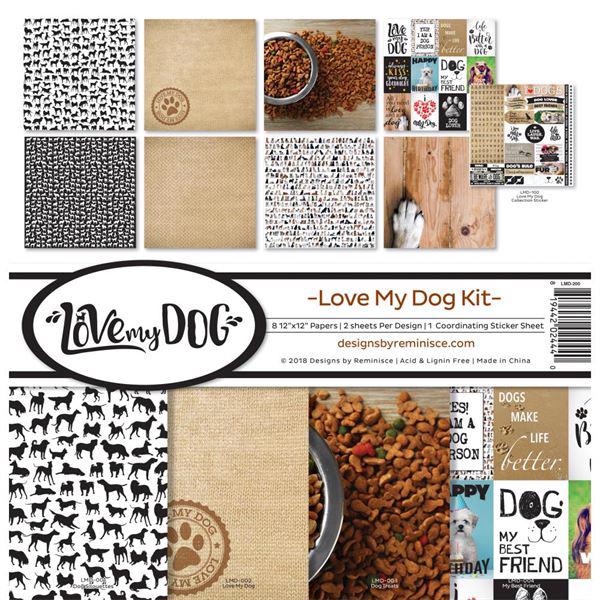Reminisce Collection Pack 12x12" - Love My Dog