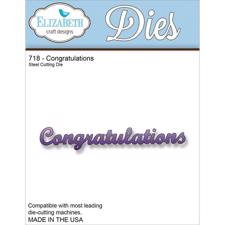 Elizabeth Crafts Die - Congratulations