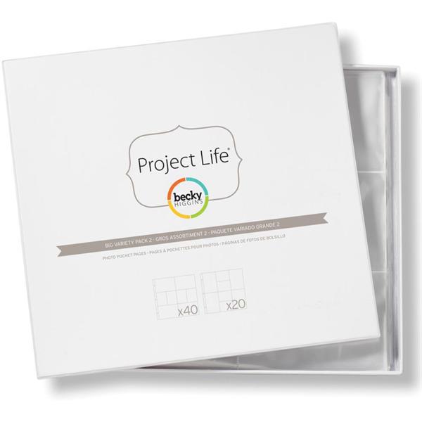 Project Life Photo Pockets 12x12" -  Big Variety Pack 2