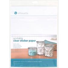 Silhouette Printable Sticker Foil - Clear