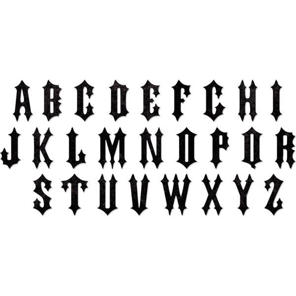 Tim Holtz / Sizzix Die - Bigz XL / Gothic Alphabet