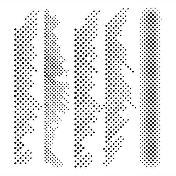 Crafter\'s Workshop Template 6x6" - Halftone Borders