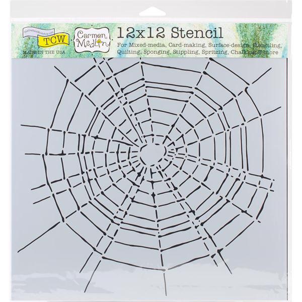 Crafter\'s Workshop Template 12x12" - Scary Web