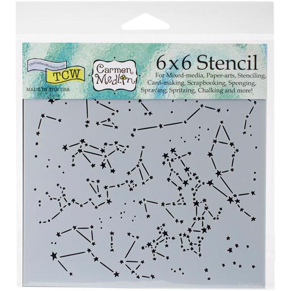 Crafter\'s Workshop Template 6x6" - Constellations