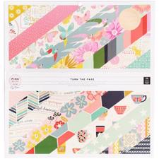 Pink Paislee Paper Pad 12x12" - Paige Evans / Turn The Paige