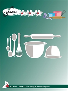 By Lene Die - Baking Equipment #1 (skåle, redskaber mv.)