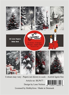 By Lene Paperpad A6 - Shiny Red