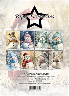 Paper Favourites A6 - Christmas Snowman