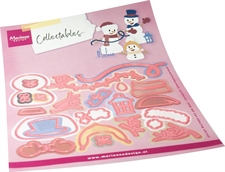 Marianne Design Collectables - Happy Snowmen by Marleen