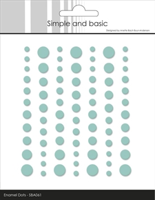 Simple and Basic Enamel Dots MATTE - Mint