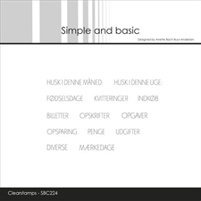 Simple and Basic Clear Stamp - Husk
