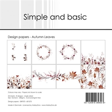 Simple and Basic Design Papers - Autumn Leaves (lille)