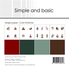 Simple and Basic Design Papers - Cute Christmas (lille)