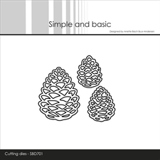 Simple and Basic Die - Small Chubby Pinecones