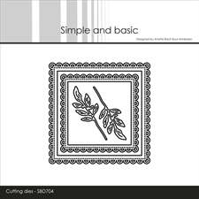 Simple and Basic Die - 3 x 3 inch Basics / Scallop