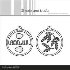 Simple and Basic Die - Sentiment in a Tag GOD JUL