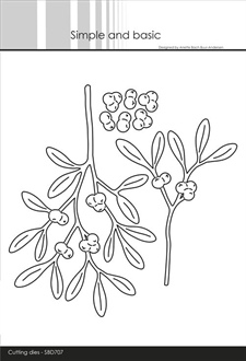 Simple and Basic Die - Beautiful Mistletoe MEGA