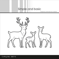 Simple and Basic Die - Reindeer