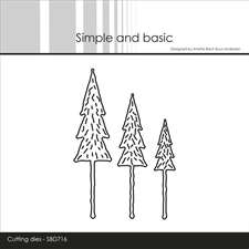 Simple and Basic Die - Small Pine Trees