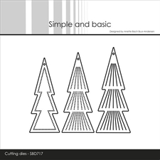 Simple and Basic Die - Christmas Tree Ornaments