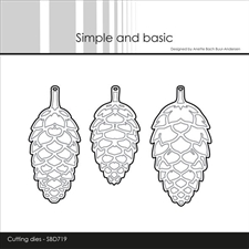 Simple and Basic Die - Pinecones / Solid
