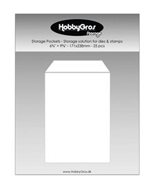Hobbygros Opbevaring - Storage Pockets for Dies & Stamps (171 x 238 mm) X-Large