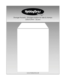Hobbygros Opbevaring - Storage Pockets for Dies & Stamps (225 x 312 mm) A4