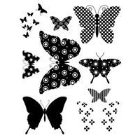 Clearstamp - Patterned Butterflies