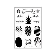 Concord & 9th Stamp Set - Pop Art Pineapple