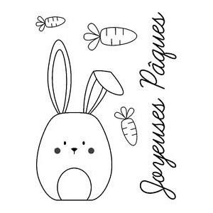 Artemio Mini Clearstamp - Easter Rabbit