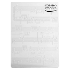 Vaessen Creative Embossing Folder - Sheet Music
