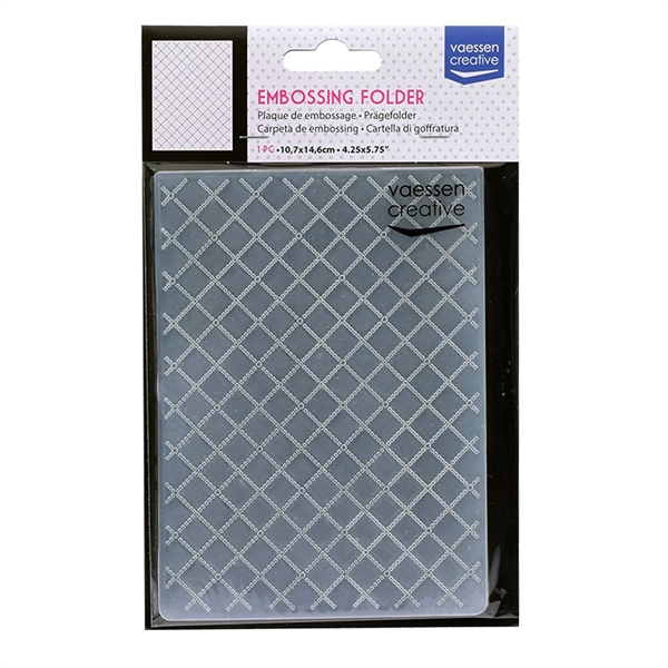 Vaessen Creative Embossing Folder - Wired Fence