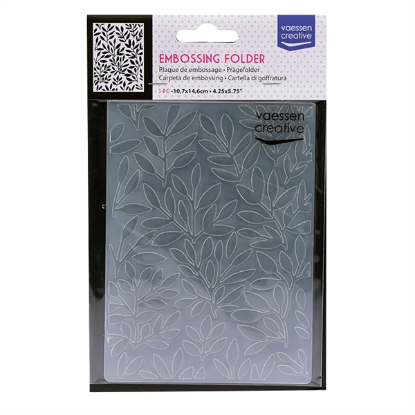Vaessen Creative Embossing Folder - Branches with Leaves