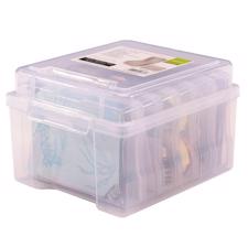 Vaessen Creative Storage Box w. 6 Boxes - Clear