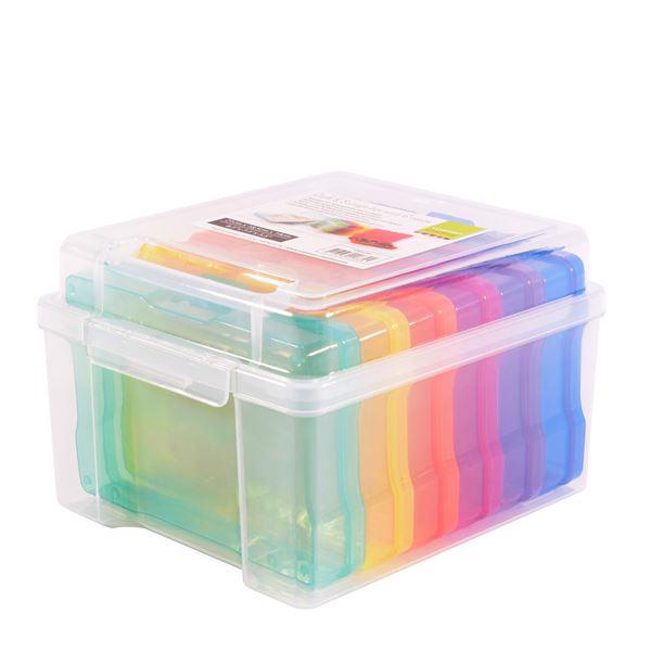 Vaessen Creative Storage Box w. 6 Boxes - Colored