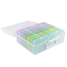 Vaessen Creative Storage Box w. 16 Boxes - PASTEL (STOR)