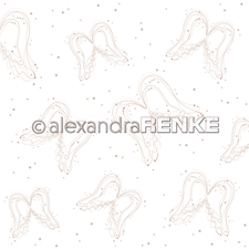 Alexandra Renke Design Scrapbook Paper 12x12" - Geometric Christmas / Many Wings