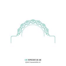Concord & 9th Die - Lacy Love Note Add-On (DIE)