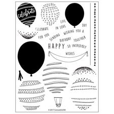Concord & 9th Stamp Set - Happy Balloons