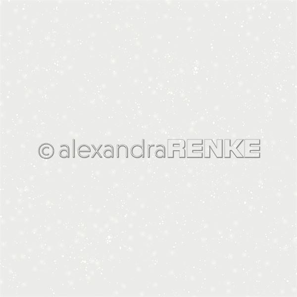 Alexandra Renke Design Scrapbook Paper 12x12" - Grey Starry Snow Sky