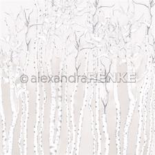 Alexandra Renke Design Scrapbook Paper 12x12" - Birches in Snow