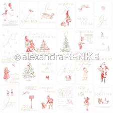 Alexandra Renke Design Scrapbook Paper 12x12" - Card Set Cozy Holidays