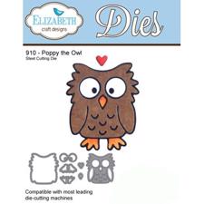 Elizabeth Crafts Die - Poppy the Owl